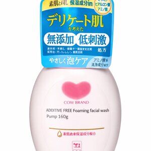 Cow Brand Additive-Free Foaming Facial Wash Pump – Gentle Japanese Face Cleanser